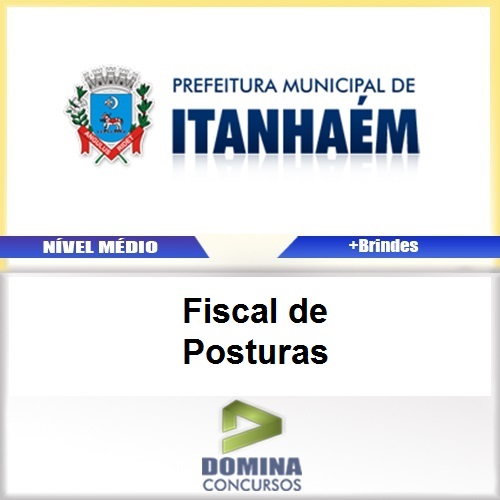 Apostila Itanhaém SP 2017 Fiscal de Posturas