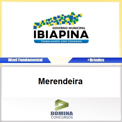 Apostila Concurso Ibiapina CE 2017 Merendeira