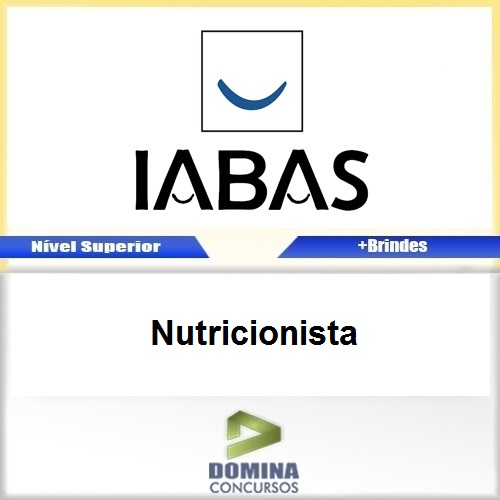 Apostila Concurso IABAS RJ 2017 Nutricionista PDF