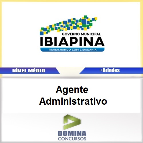 Apostila Ibiapina CE 2017 Agente Administrativo PDF