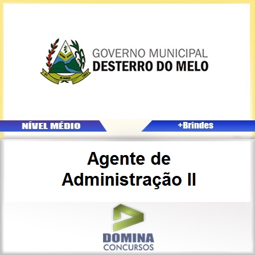 Apostila Desterro Melo MG Agente de Administração II