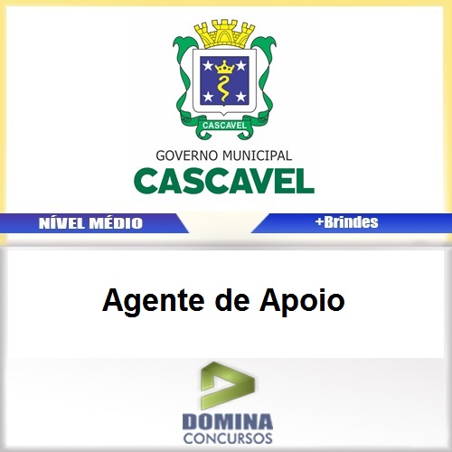 Apostila Cascavel PR 2017 Agente de Apoio PDF
