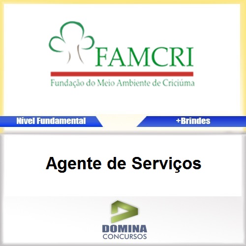 Apostila FAMCRI SC 2017 Agente de Serviços PDF