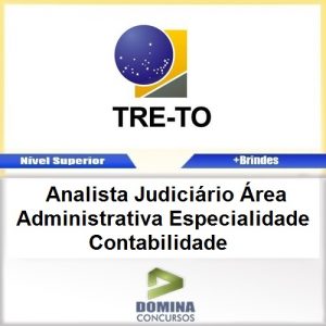Apostila TRE TO 2017 Analista JUD ADM Contabilidade