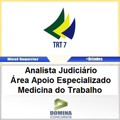 Apostila TRT 7 2017 Analista Judiciário Medicina Trabalho