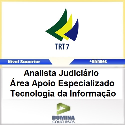 Apostila TRT 7 2017 Analista JUD Tecnologia Informação