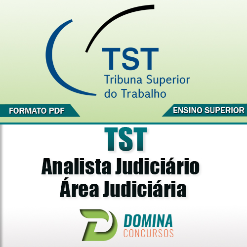 Apostila TST 2017 Analista Judiciário Área Judiciaria