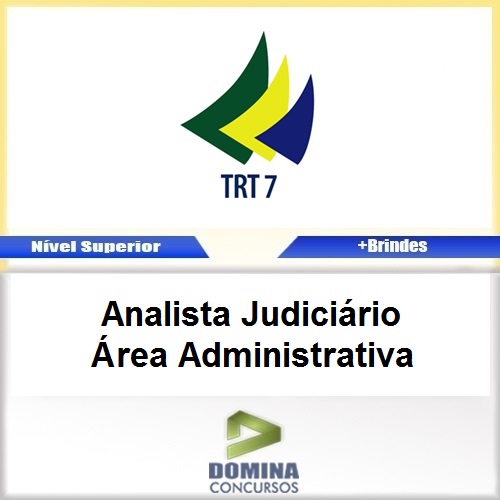 Apostila TRT 7 2017 Analista Judiciário Administrativa