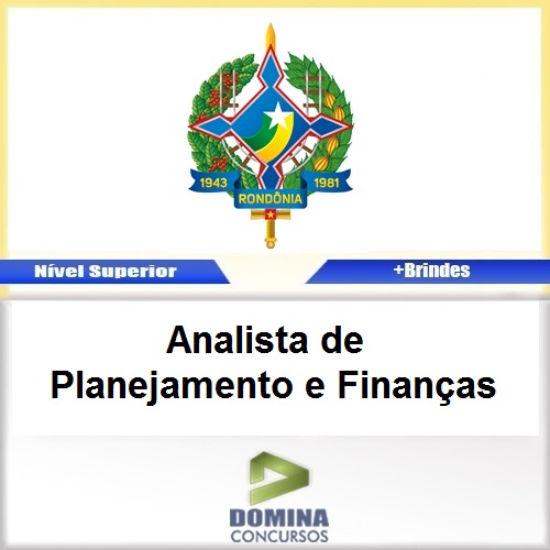 Apostila SEPOG RO 2017 Analista Planejamento Finanças