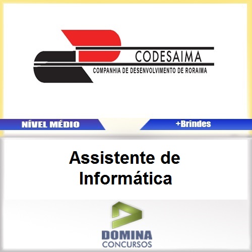 Apostila CODESAIMA RR 2017 Assistente de Informática
