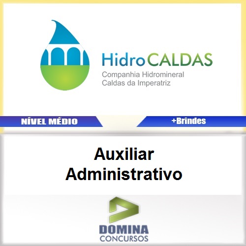 Apostila HidroCALDAS SC Auxiliar Administrativo PDF