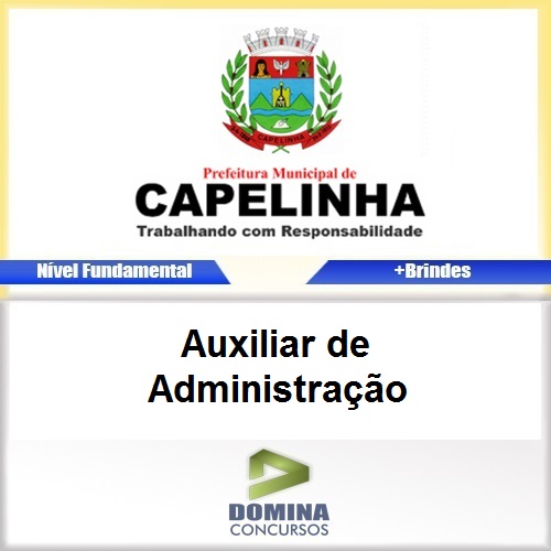 Apostila Capelinha MG 2017 Auxiliar de Administração
