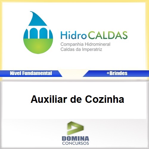 Apostila HidroCALDAS SC Auxiliar de Cozinha PDF