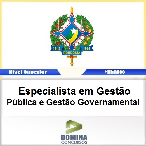 Apostila SEPOG RO 2017 Gestão Pública e Governamental