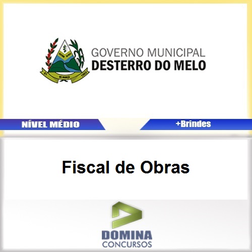Apostila Desterro Melo MG 2017 Fiscal de Obras