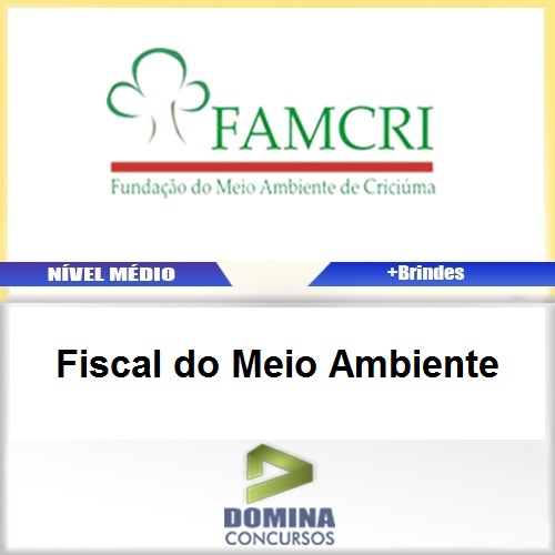 Apostila FAMCRI SC 2017 Fiscal do Meio Ambiente