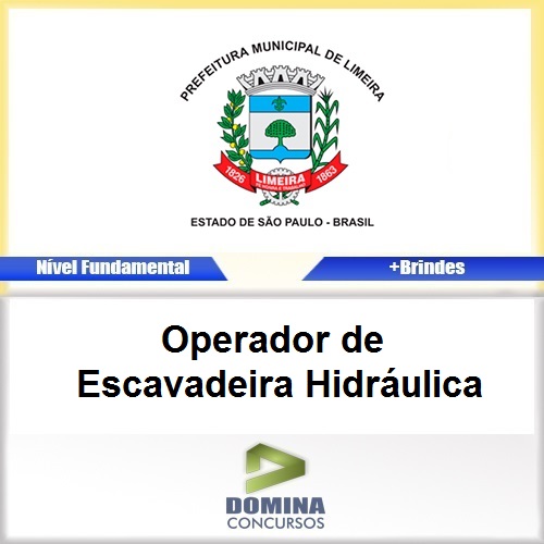 Apostila Limeira SP 2017 Operador Escavadeira Hidráulica