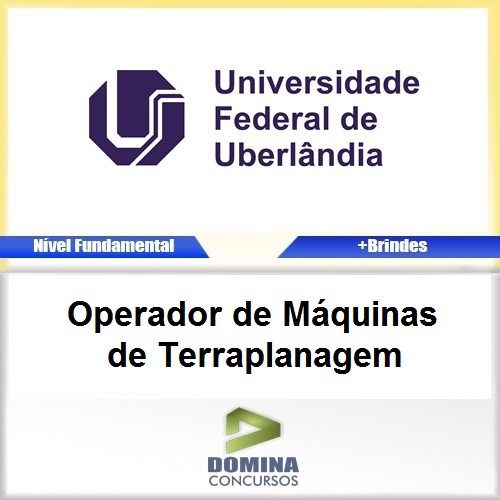 Apostila UFU 2017 Operador Máquinas Terraplanagem