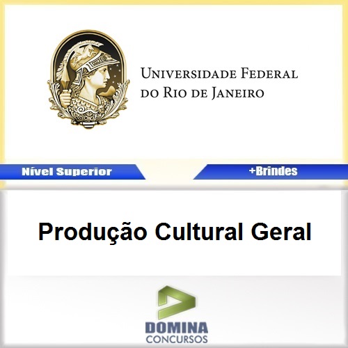 Apostila Concurso UFRJ 2017 Produção Cultural Geral