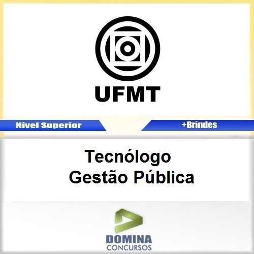 Apostila UFMT 2017 Tecnólogo Gestão Pública