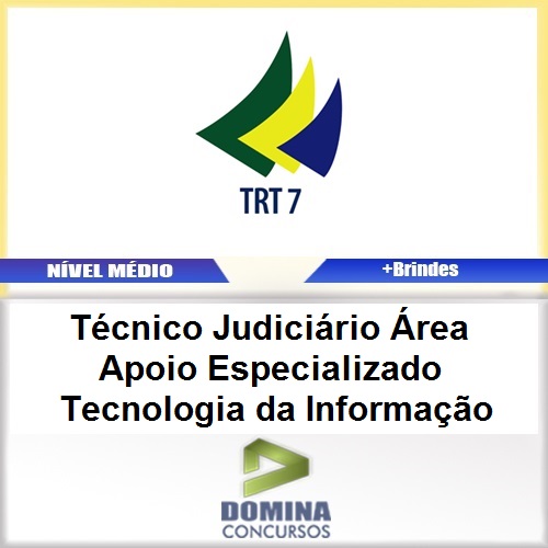 Apostila TRT 7 2017 TEC JUD Tecnologia Informação