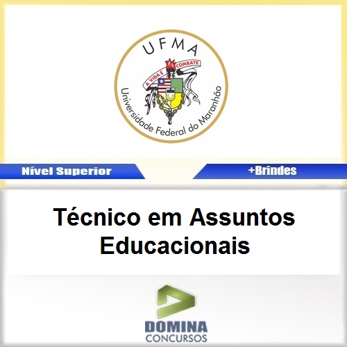 Apostila UFMA 2017 Técnico Assuntos Educacionais