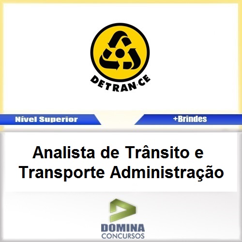 Apostila DETRAN CE 2017 Analista Trânsito Transporte ADM