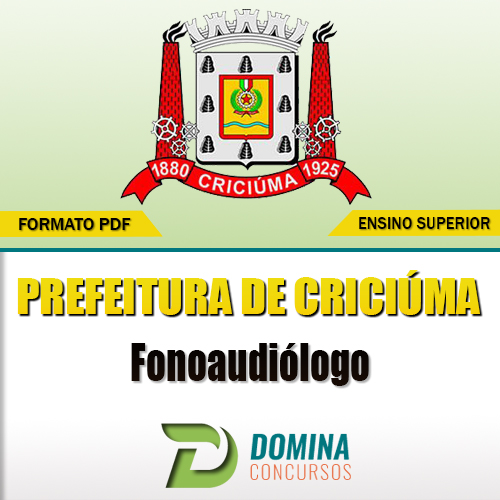 Apostila Concurso Criciúma SC 2017 Fonoaudiólogo Download