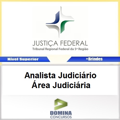Apostila TRF 5 Regiao 2017 Analista Judiciário Judiciária