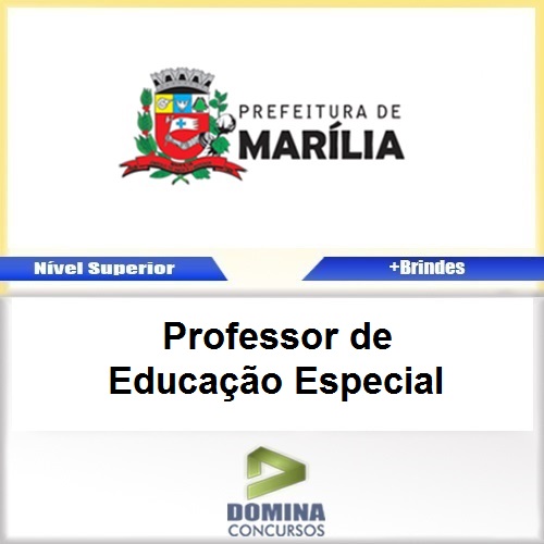 Apostila Marília SP 2017 Professor de Educação Especial