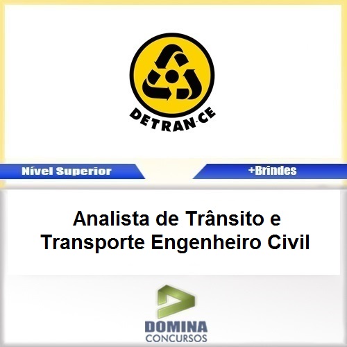 Apostila DETRAN CE 2017 Analista de Trânsito Engenheiro Civil