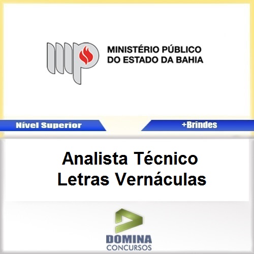 Apostila MP BA 2017 Analista TEC Letras Vernáculas