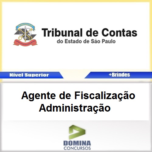 Apostila TCE SP 2017 Agente de Fiscalização Administração