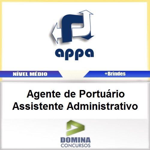 Apostila APPA PR 2017 AGT Portuário Assistente Administrativo
