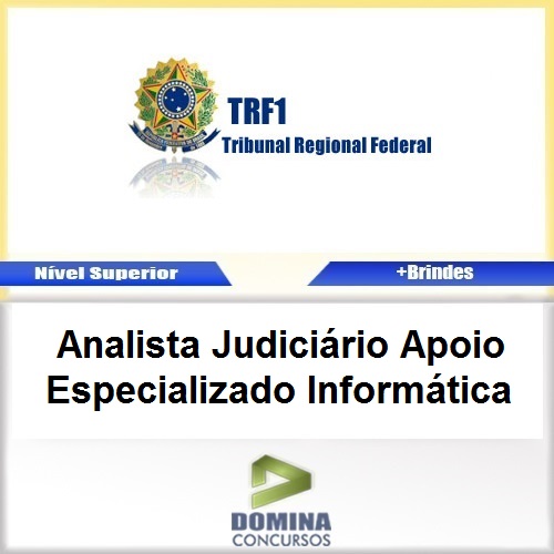 Apostila TRF 1 Região 2017 Analista JUD Especializado Informática