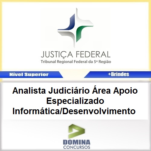 Apostila TRF 5 Regiao 2017 Analista JUD Informática Desenvolvimento