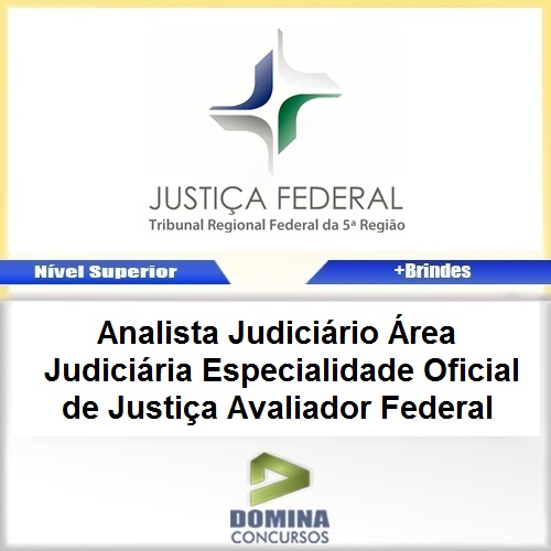 Apostila TRF 5 Regiao 2017 Oficial de Justiça Avaliador Federal
