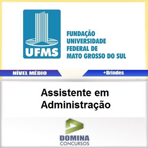Apostila UFMS 2017 Assistente em Administração