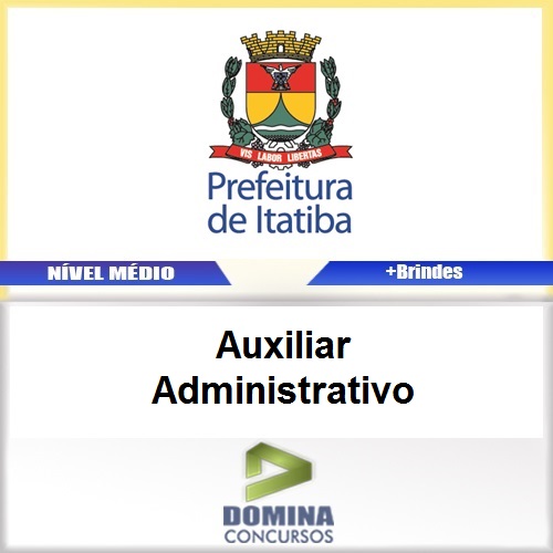 Apostila Itatiba SP 2017 Auxiliar Administrativo Download