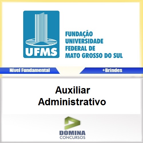 Apostila Concurso UFMS 2017 Auxiliar Administrativo