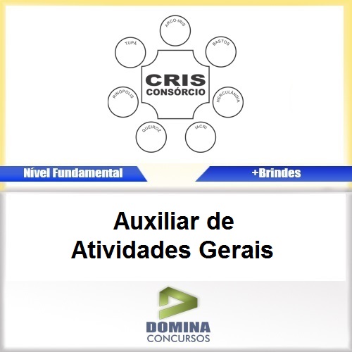 Apostila CRIS SP 2017 Auxiliar de Atividades Gerais