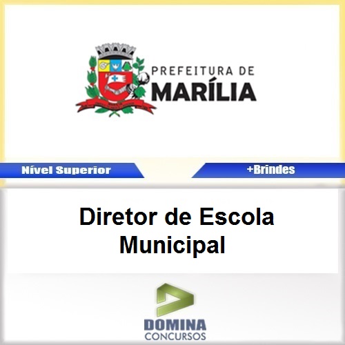 Apostila Marília SP 2017 Diretor de Escola Municipal