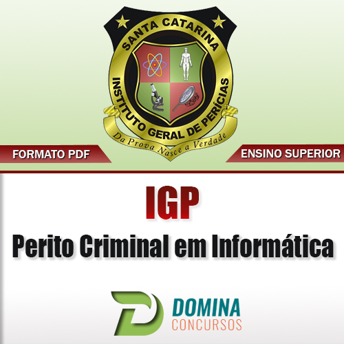Apostila IGP SC 2017 Perito Criminal em Informática PDF