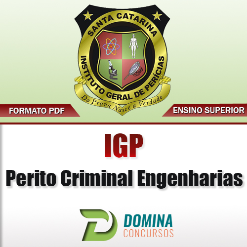 Apostila IGP SC 2017 Perito Criminal Engenharias Download