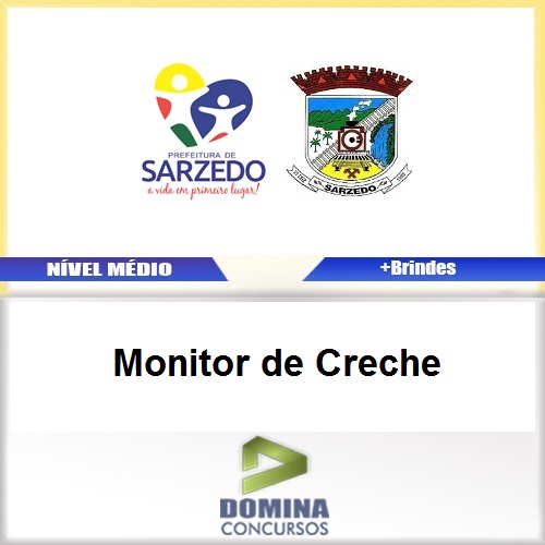 Apostila Concurso Sarzedo MG 2017 Monitor de Creche