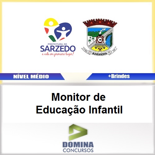 Apostila Sarzedo MG 2017 Monitor de Educação Infantil