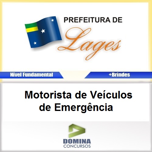 Apostila Lages SC 2017 Motorista Veículos Emergência