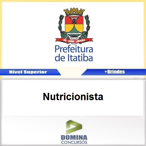 Apostila Concurso Itatiba SP 2017 Nutricionista PDF