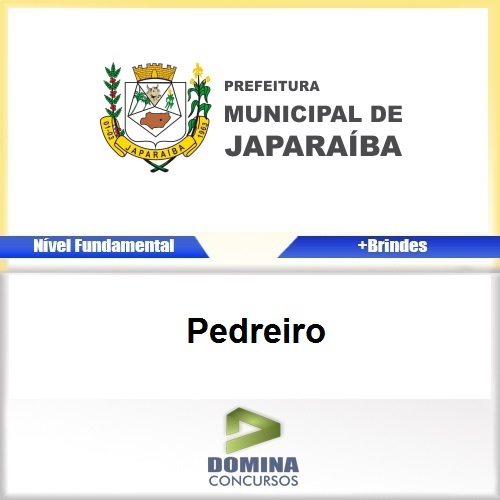 Apostila Concurso Japaraíba MG 2017 Pedreiro Download
