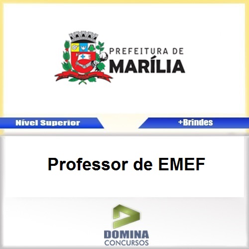 Apostila Marília SP 2017 Professor de EMEF Download